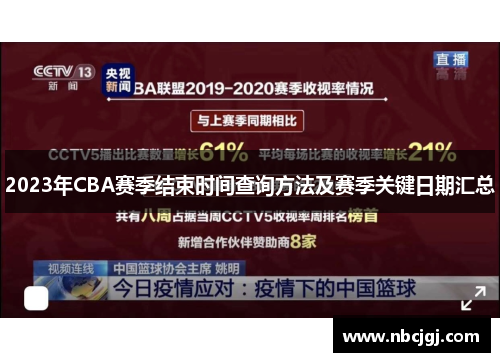 2023年CBA赛季结束时间查询方法及赛季关键日期汇总